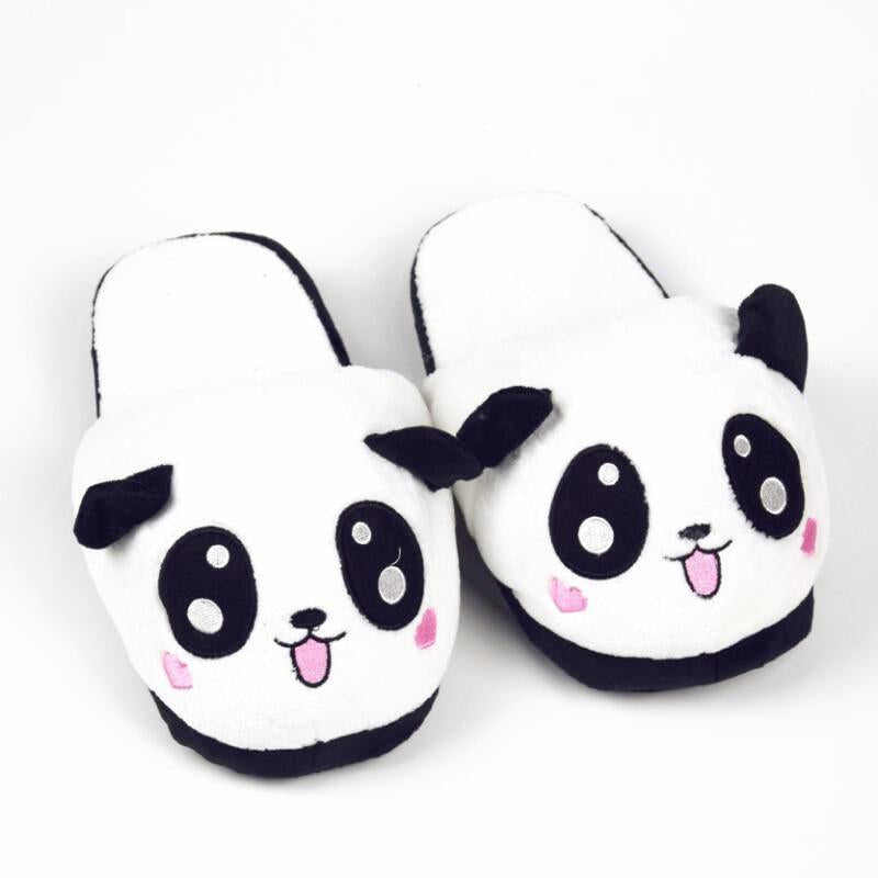 Chaussons Panda Dormeur Noirs l Chaussons Animaux l Pyjama Panda Shop